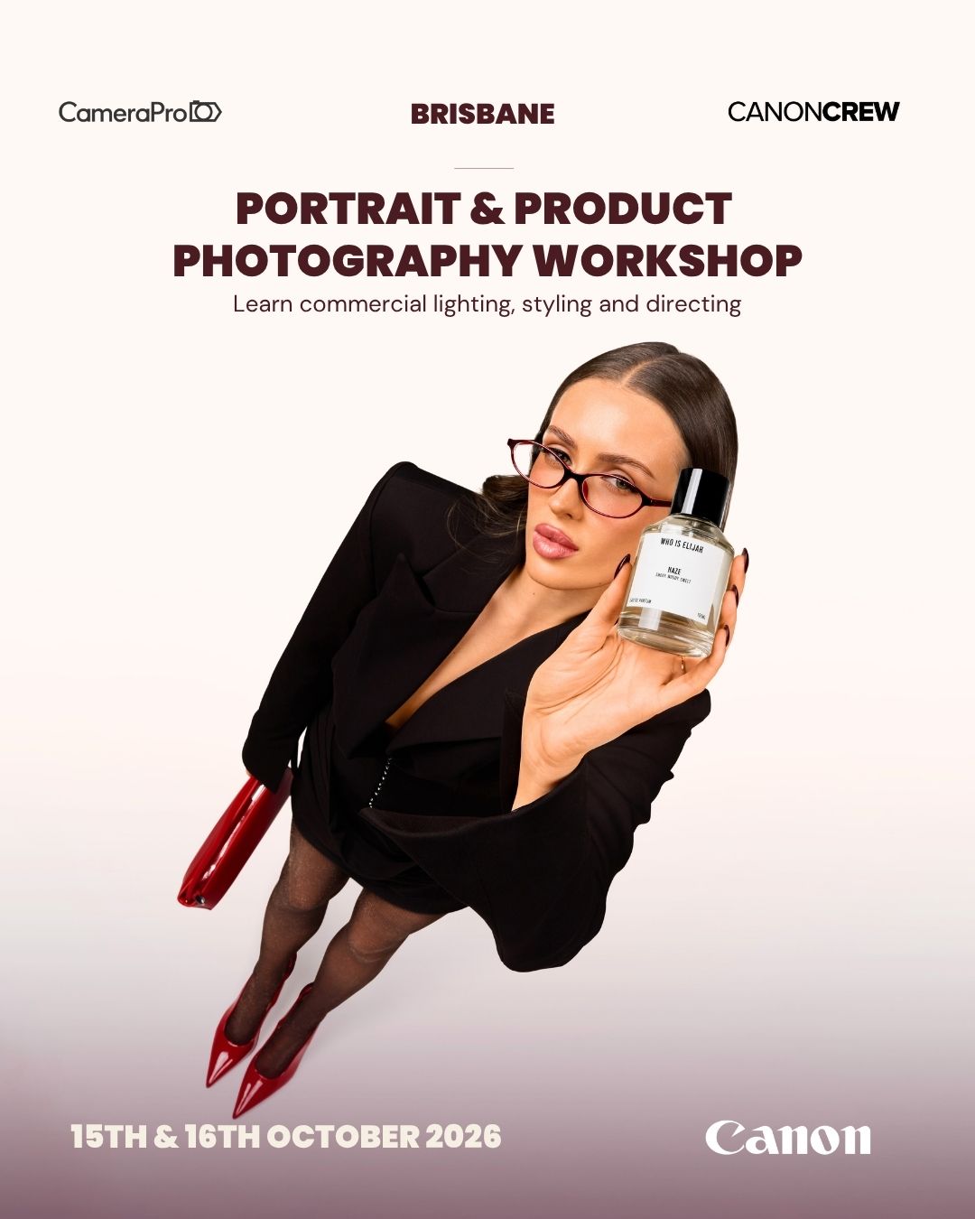 2 Day Product & Portrait Photography Workshop (Brisbane October)